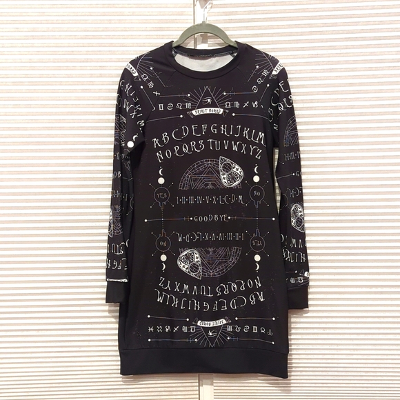 Blackmilk Spirit Board toasty dress (rare and out of stock) S ouija goth - Picture 2 of 2